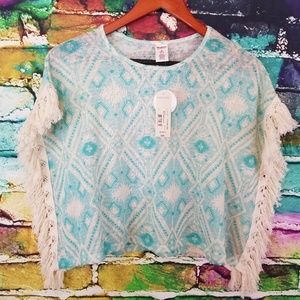 ARIZONA JEAN CO Womens Poncho Top Medium 10/12